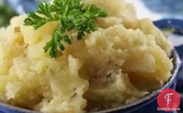 Yukon Gold Mashed Potatoes with Roasted Shallots