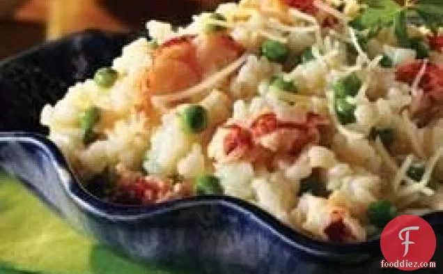 Lobster Risotto with Peas