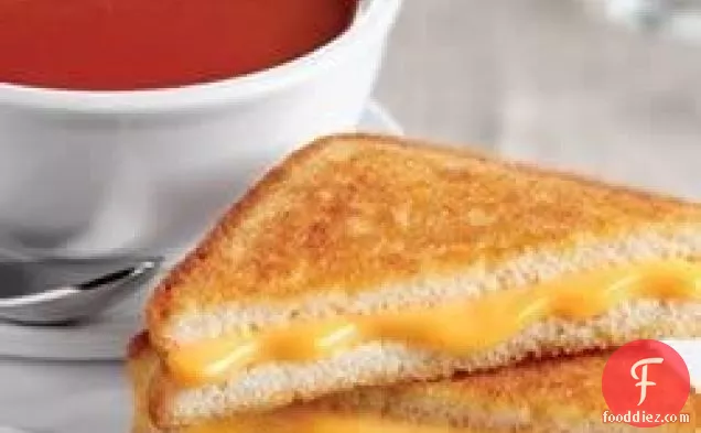 Tomato Soup and Grilled Cheese Sandwich