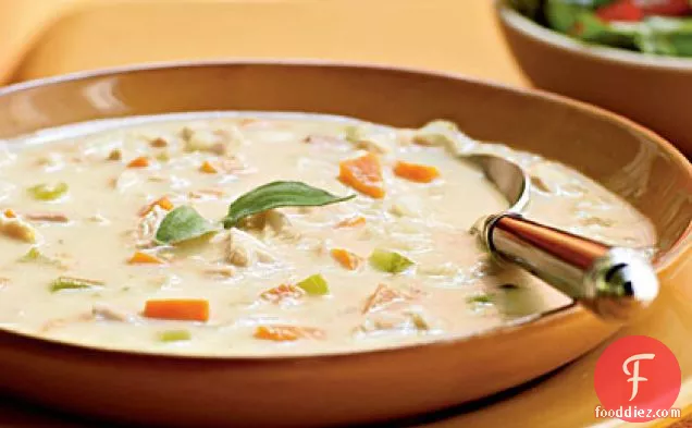 Turkey and Potato Soup with Bacon