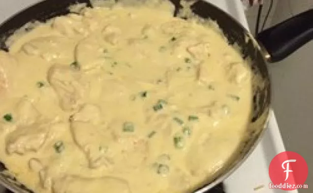 Cheesy Chicken and Chive Sauce