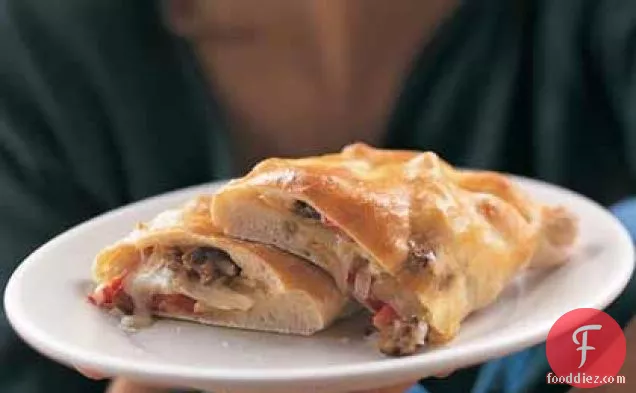 Sausage, Fennel, and Provolone Calzones