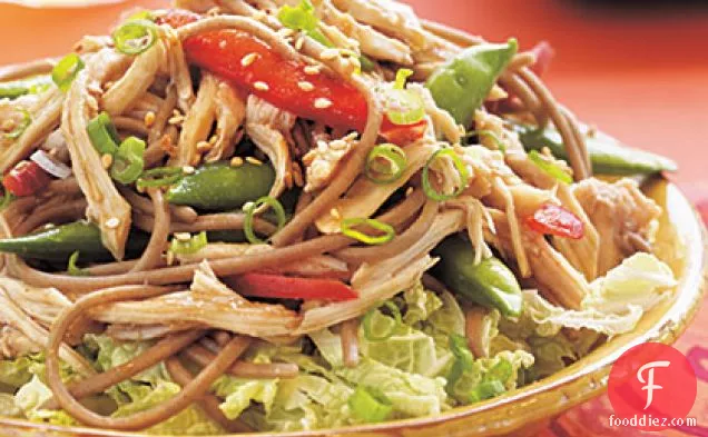 Asian Chicken, Noodle, and Snap Pea Salad