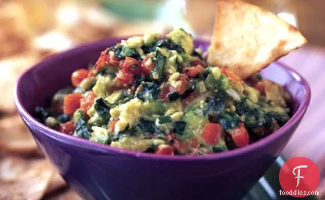 Guacamole चुनाव Ajo Asado, चिली Poblano y Pimiento Rojo