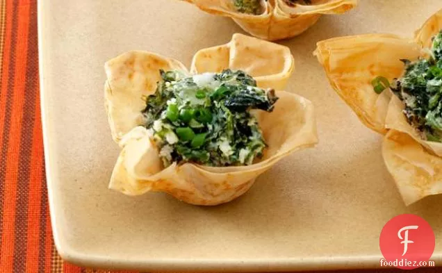 Spinach and Goat Cheese Tartlets