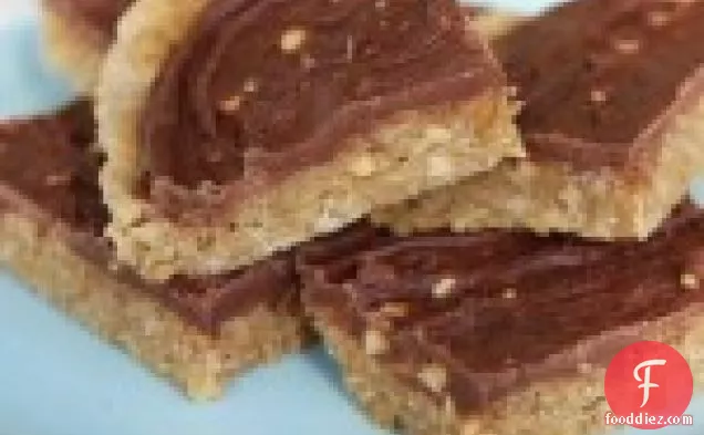 Chocolate-frosted Peanut Butter Bars