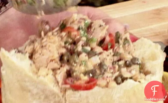 ग्रील्ड टूना पान Bagnat