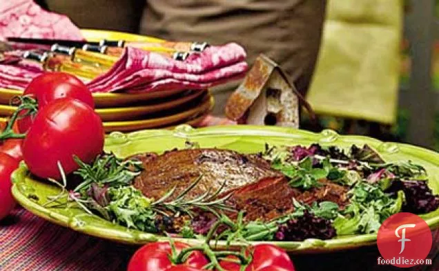 Rosemary Grilled Flank Steak
