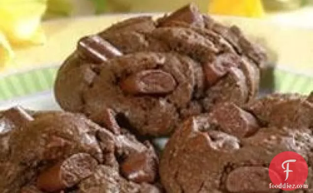 डबल चॉकलेट हिस्सा कुकीज़