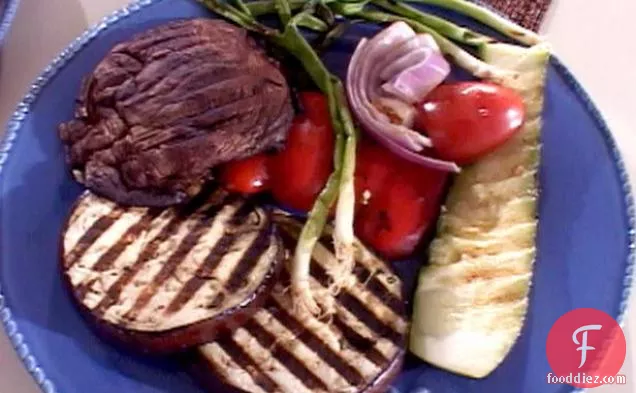 Grilled Portobellos and Summer Vegetables