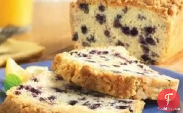 ब्लूबेरी Coffeecake, टुकड़ा पाव रोटी