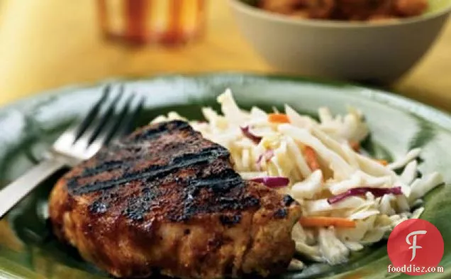 Pork Chops with Carolina Rub