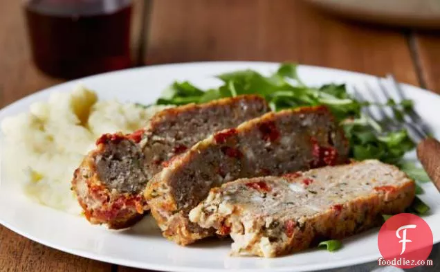 Turkey Meatloaf with Feta and Sun-Dried Tomatoes