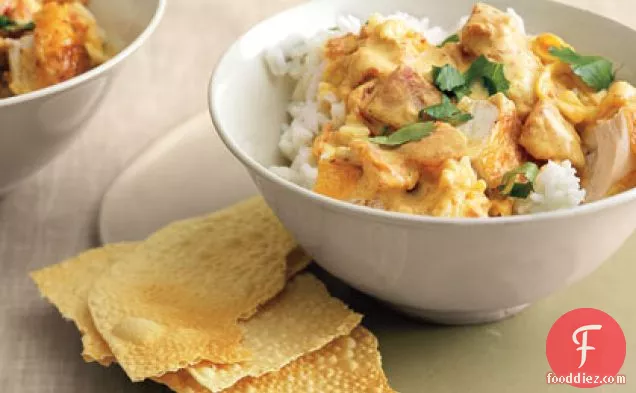 जल्दी में चिकन करी