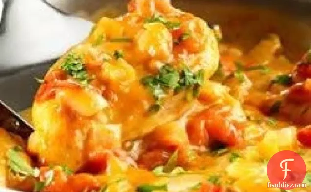 चिकन के साथ Chipotle पनीर सॉस