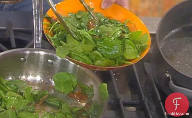 Glazed Spinach Salad
