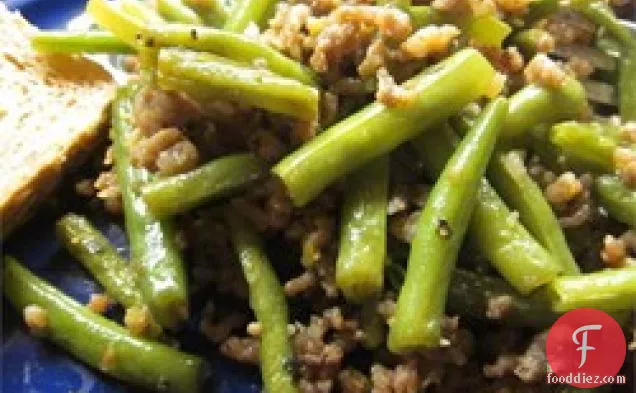 Japanese Green Beans with Beef