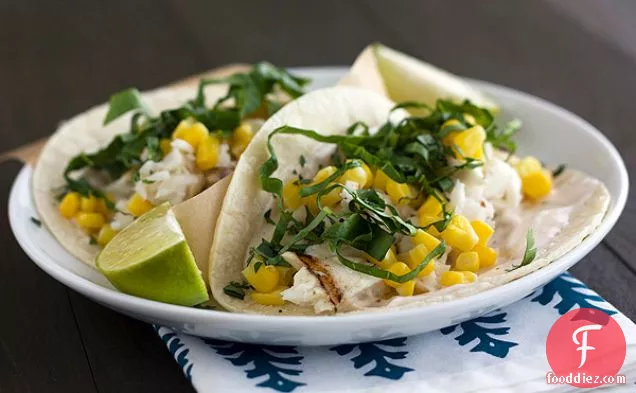 Fish Tacos With Chipotle Cream