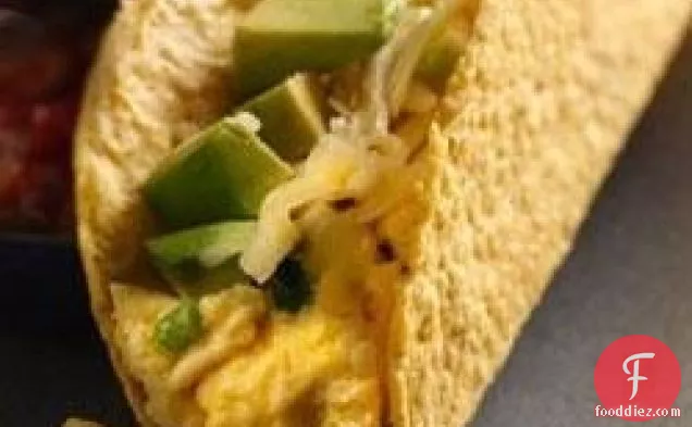 Cheesy Egg Breakfast Tacos