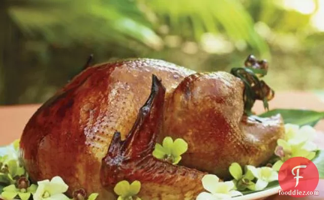 Hawaiian-Portuguese Smoked Turkey
