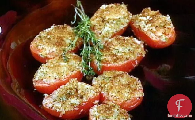 Garlic and Herb Broiled Tomatoes