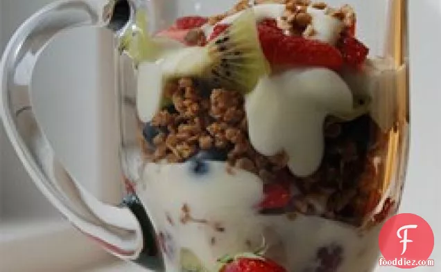 Summer Berry Parfait with Yogurt and Granola
