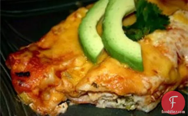 Savory Halibut Enchiladas