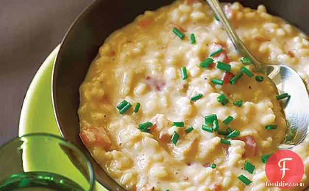 Risotto with Taleggio Cheese and Bacon