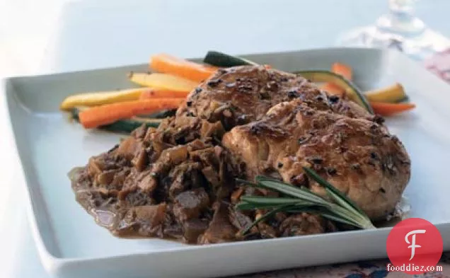 Pork Medallions with Porcini Mushroom Sauce