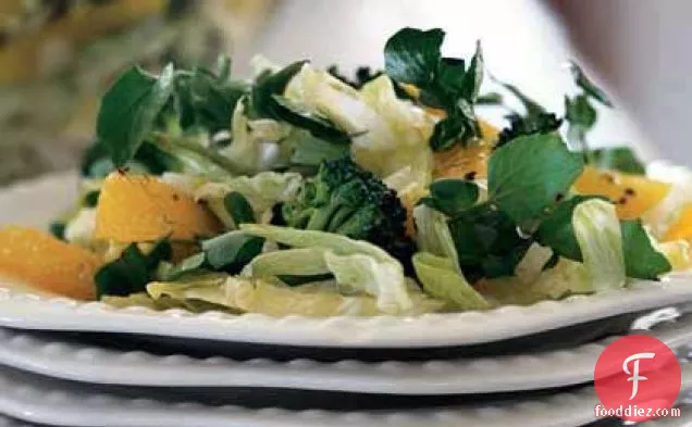 Broccoli, Orange, and Watercress Salad