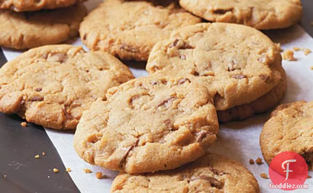 Peanut-Butter-Toffee Chunk Cookies