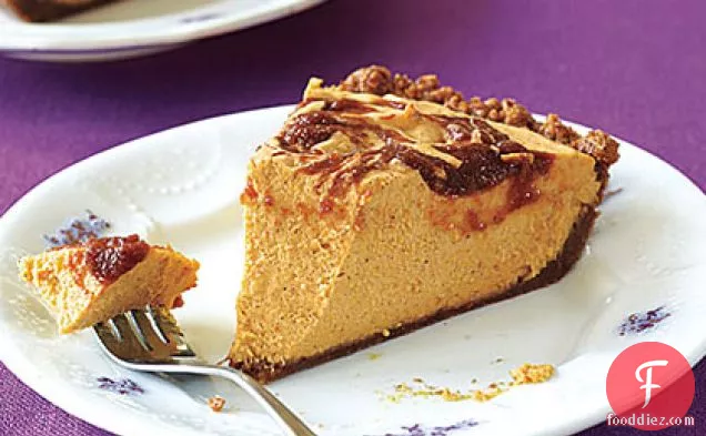 Apple Butter-Pumpkin Pie