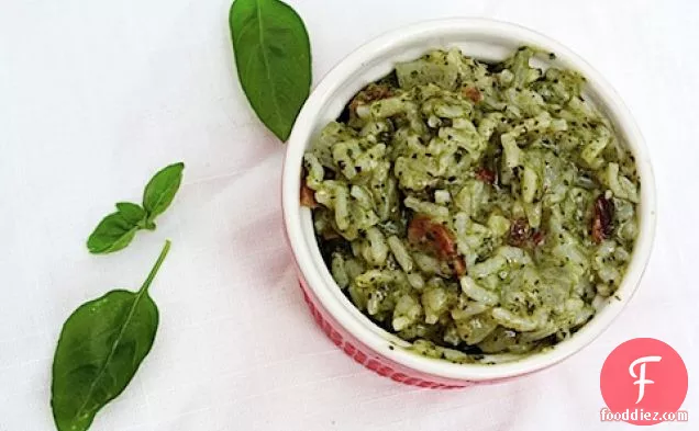 Bacon Pesto Risotto