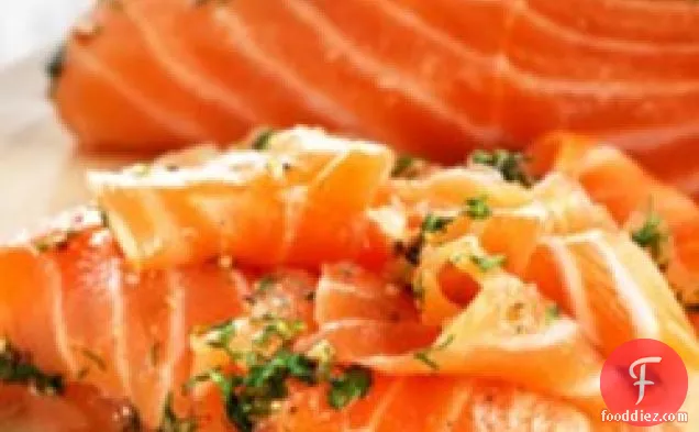 Gravlax with Mustard Sauce