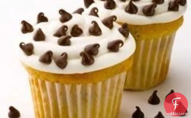Mini Chip White Cupcakes