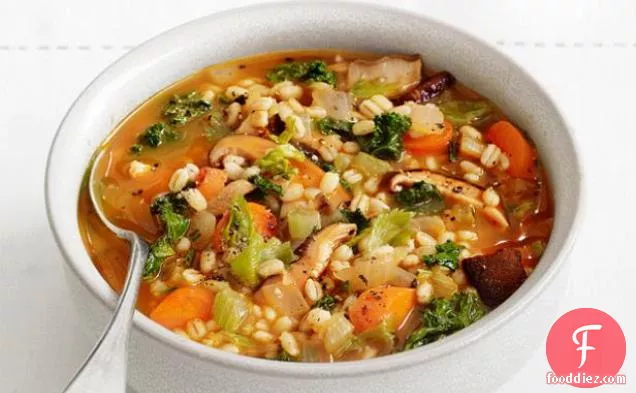 Carrot-Mushroom-Barley Stew