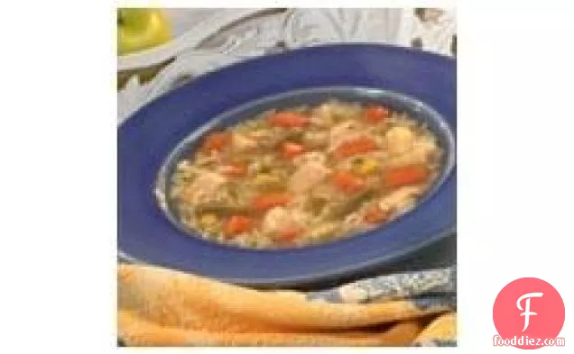 देशी चिकन सब्जी का सूप