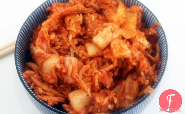 Kimchi Fried Rice With Pork