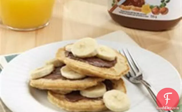 Bananalicious Pancakes with NUTELLA®