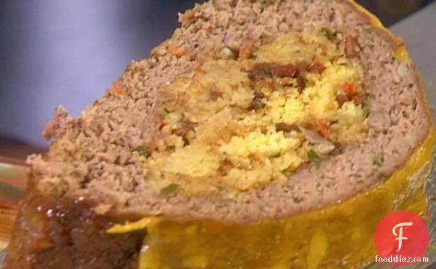 Cornbread Stuffed Meatloaf