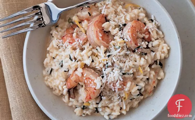 Shrimp and Goat Cheese Risotto