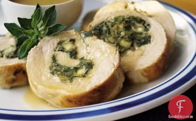 Turkey Breast with Spinach-Feta Stuffing