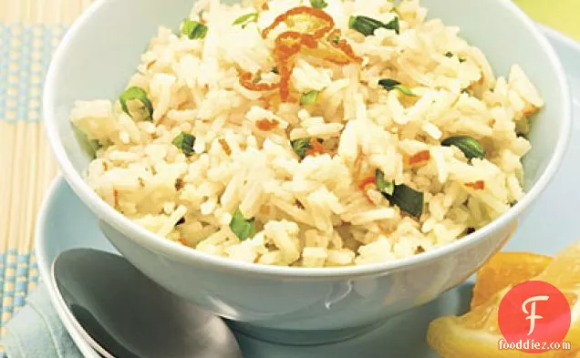 Citrus-Scented Rice With Fresh Basil