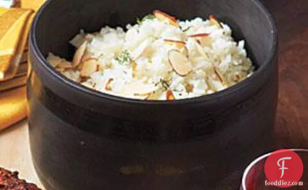 Rice Pilaf With Almonds And Dill Recipe