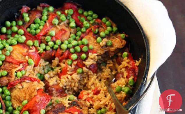 Chicken And Brown Rice With Chorizo