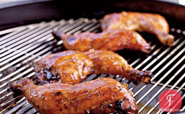 श्रीराचा ग्लेज़ के साथ ग्रिल्ड चिकन