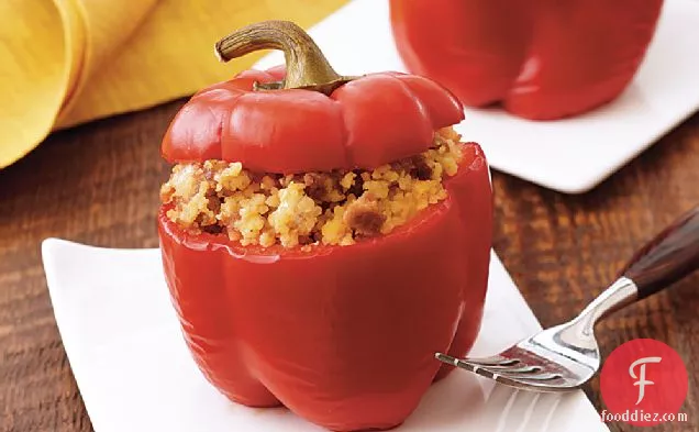 Herb and Sausage-Stuffed Peppers
