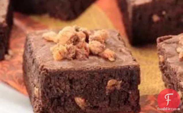 Chocolate Butterfinger Brownies