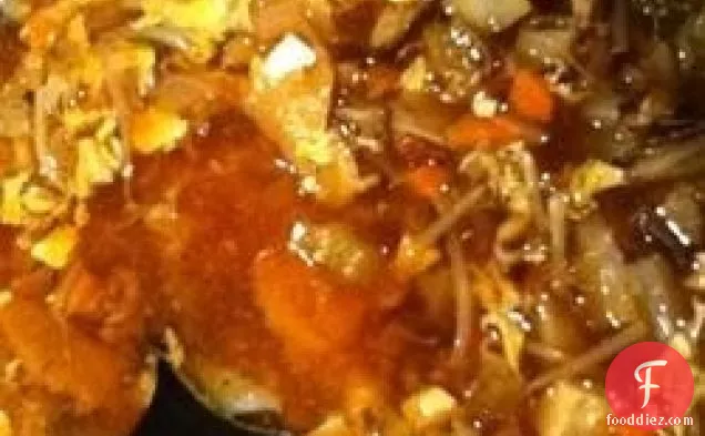 Hot and Sour Chicken and Cabbage Soup