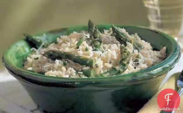 Creamy Rice with Asparagus